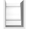 Ekena Millwork Standard Newport Architectural Grade PVC Rafter Tail, 6"W X 8"H X 20"L RFTP06X08X20NEW - alternate 3